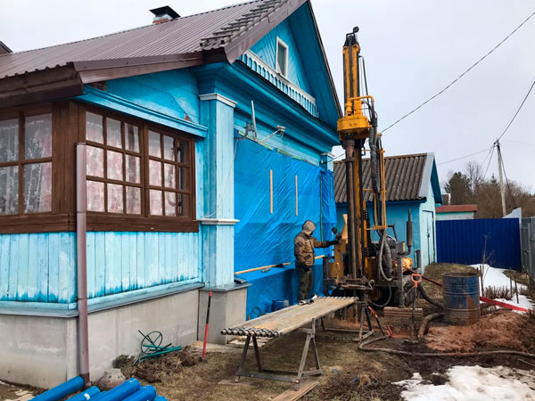 Бурение МГБУ в д. Коноплево